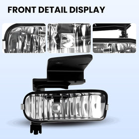 Shocklight fog lights night beam on road revealing improved short-range illumination