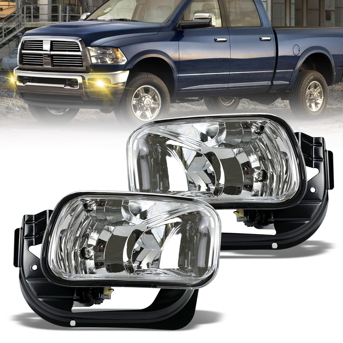 Shocklight front assembly clear lens showing clean factory-style appearance and reliable fit