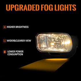 Shocklight mounted on Dodge Ram front demonstrating correct fit and upgraded low-beam illumination