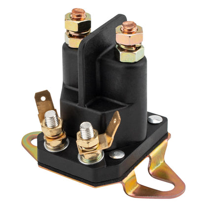 shoudiantong front view of starter solenoid showing mounting and terminals for easy identification