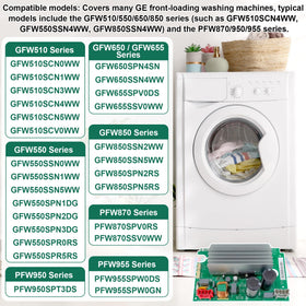 showingo inverter control board installed inside GE washer showing restored motor control benefit