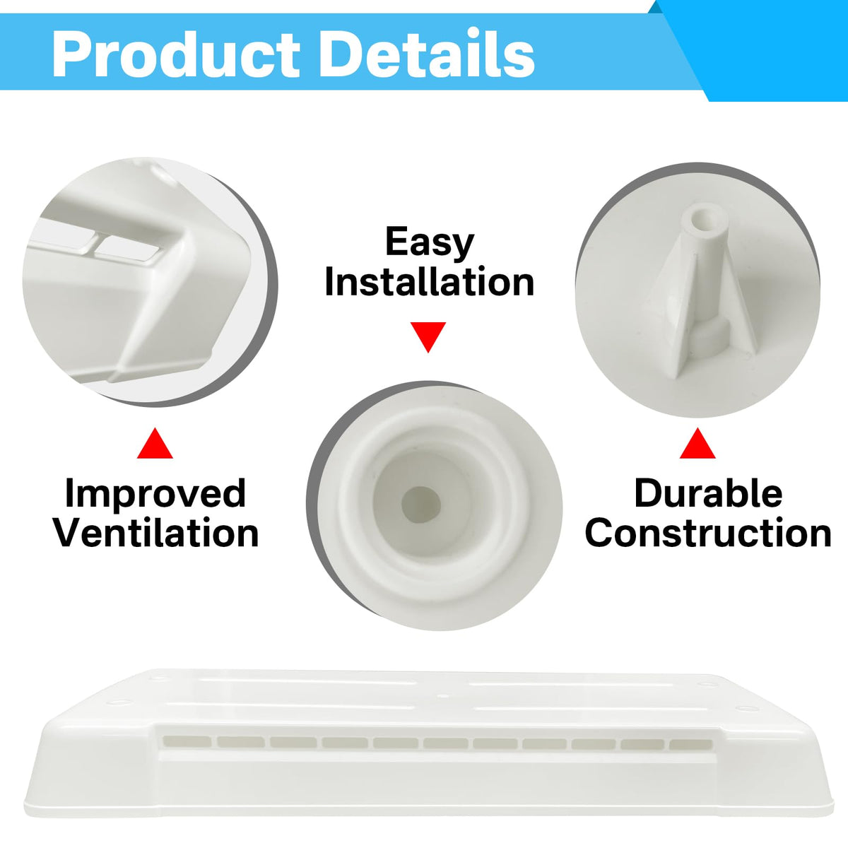 showingo mounted on RV roof demonstrating weather protection and ventilation