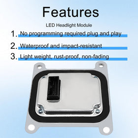Shtuomoland module installed in headlight assembly demonstrating straightforward replacement