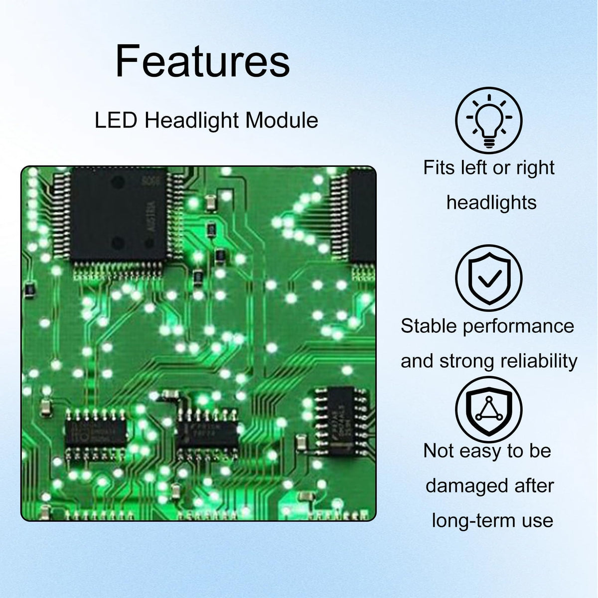 Shtuomoland module label and part numbers for quick cross-reference and compatibility