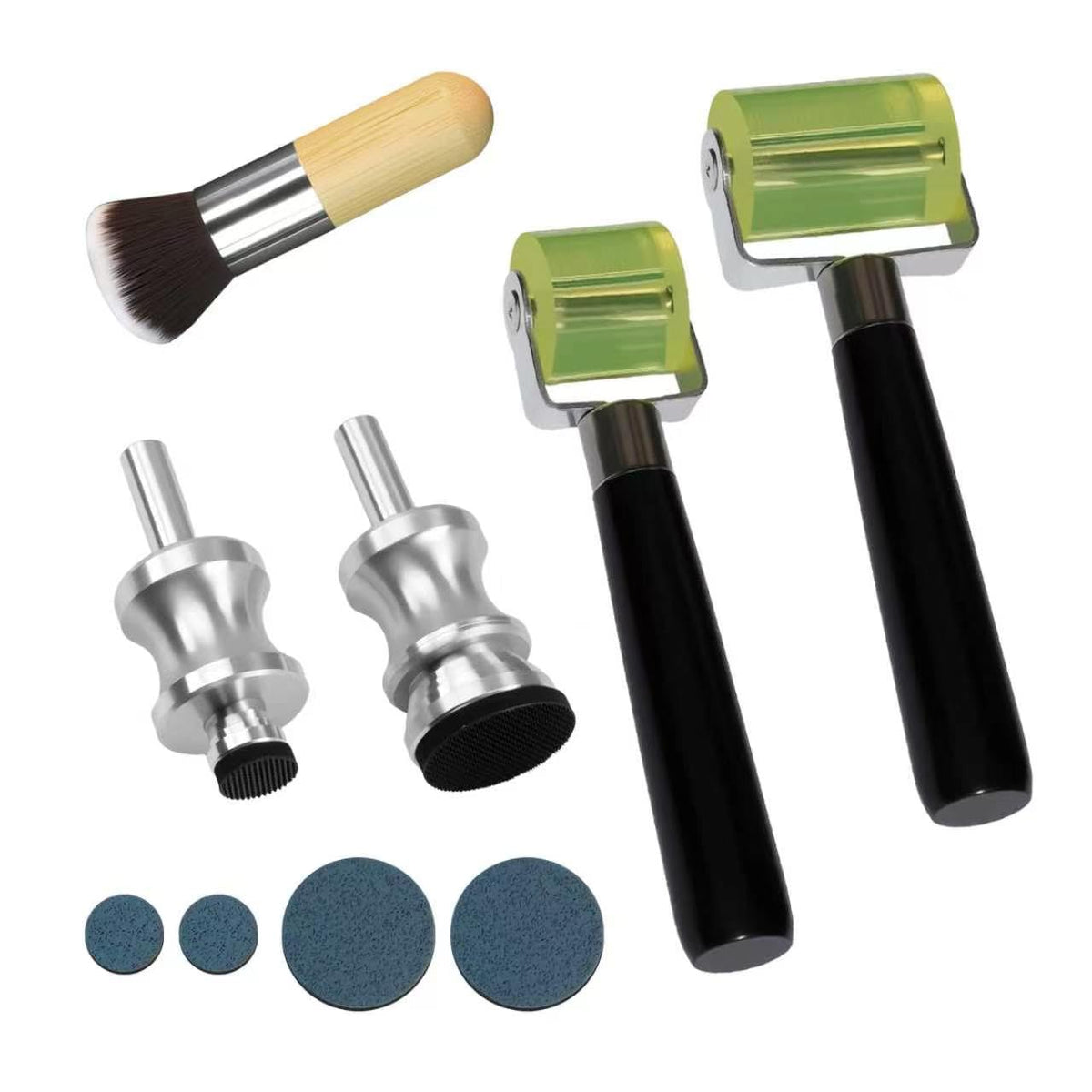 SHUJUKU front packaging showing complete leaf roller and spinner set, professional finish