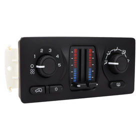 SHUNTALL front view of 599-210XD control panel showing clean face and buttons for easy replacement