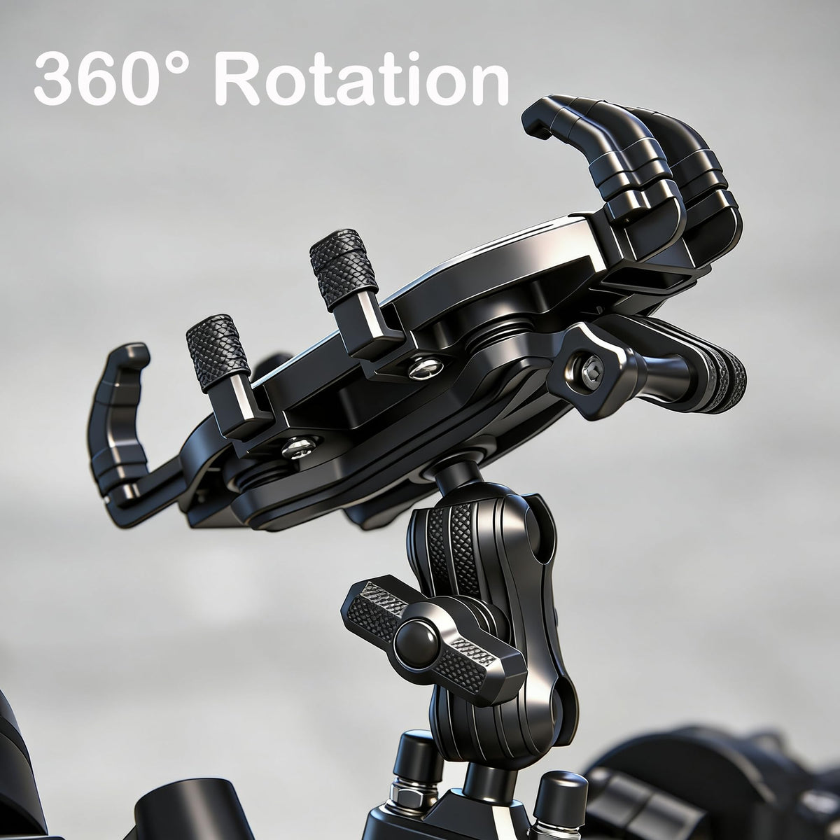 ShuoTurbo close-up of eight-claw cradle showing strong anti-drop grip
