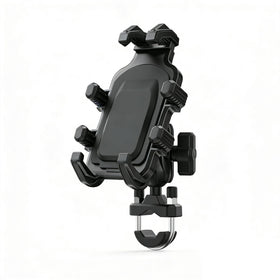 ShuoTurbo front view mounted on handlebar showing secure hold and durability