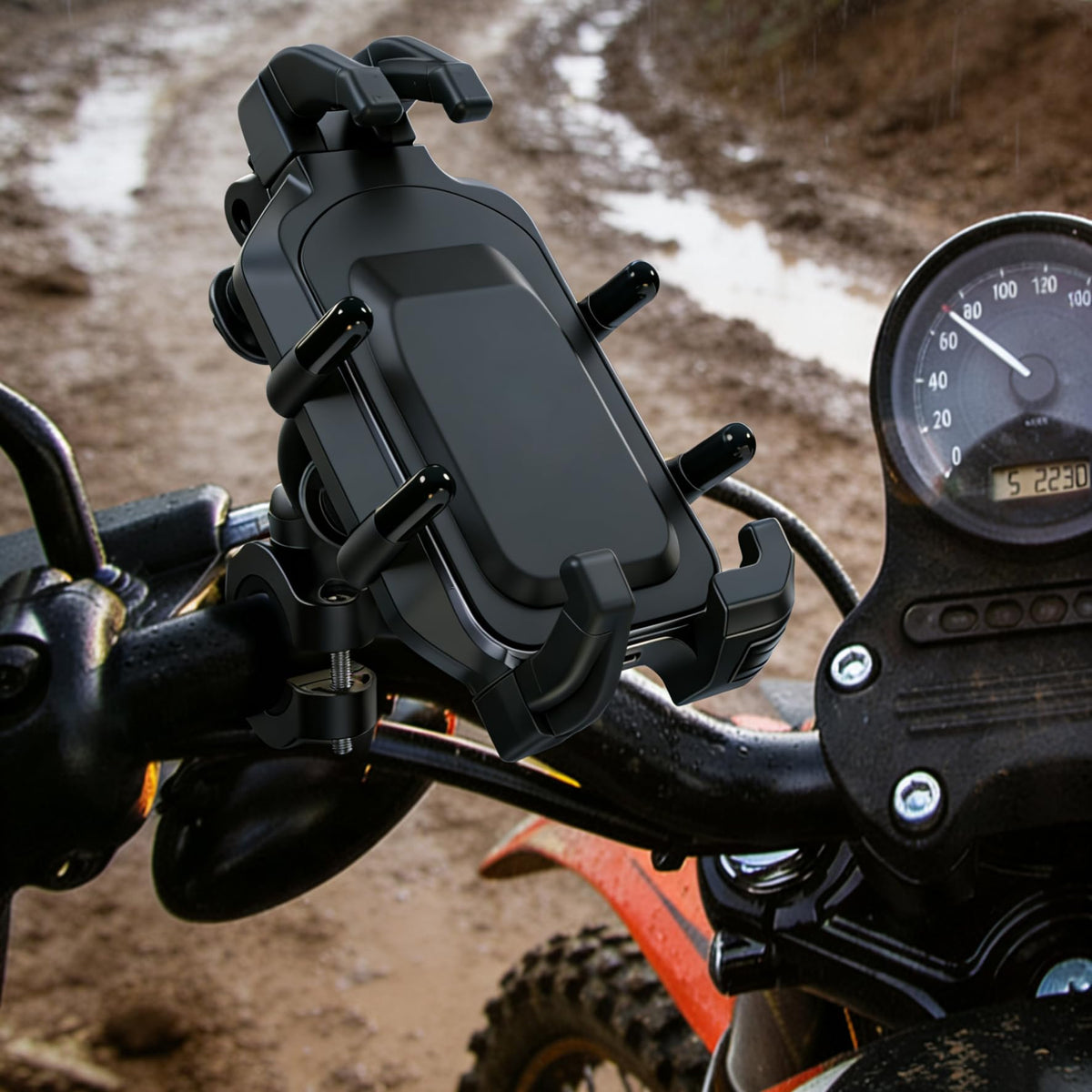ShuoTurbo vibration dampener detail showing shock absorption benefit