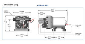 SHURFLO partial cutaway showing diaphragm and internal assembly benefit: smoother, protected operation