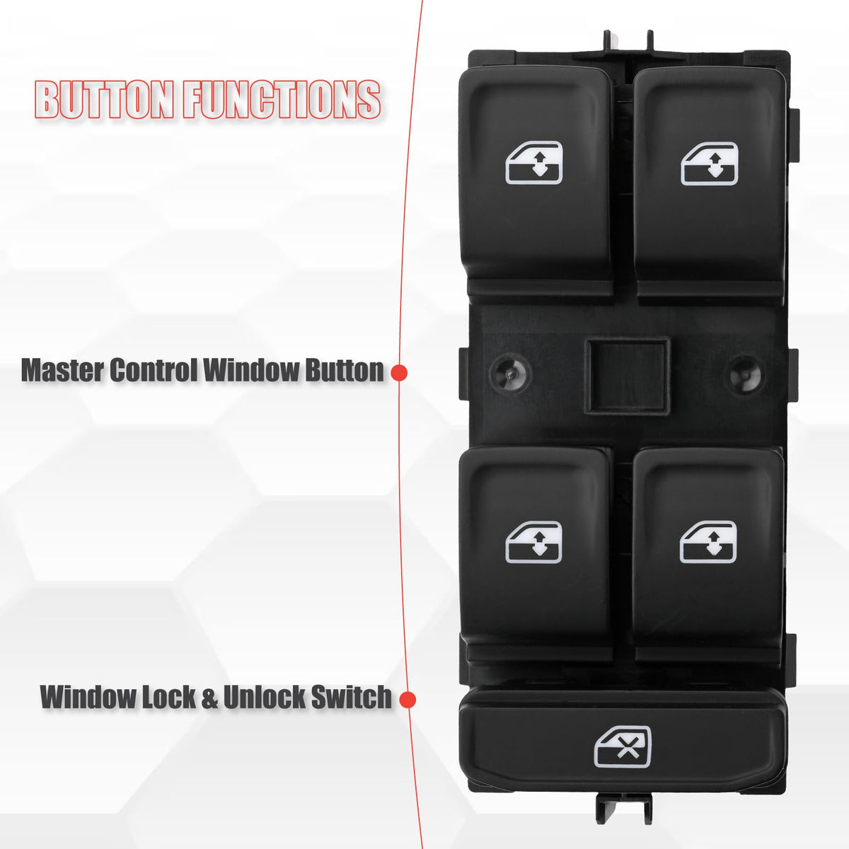 Sianxaido rear connector pins visible for compatibility check and easy wiring