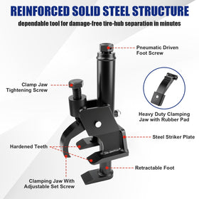 Siapupy drive screw detail showing heat-treated screw for longer life