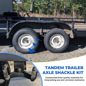 Siapupy kit installed on trailer axle showing improved suspension stability benefit