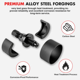 Siapupy puller claws detail demonstrating secure, balanced grip on pulleys