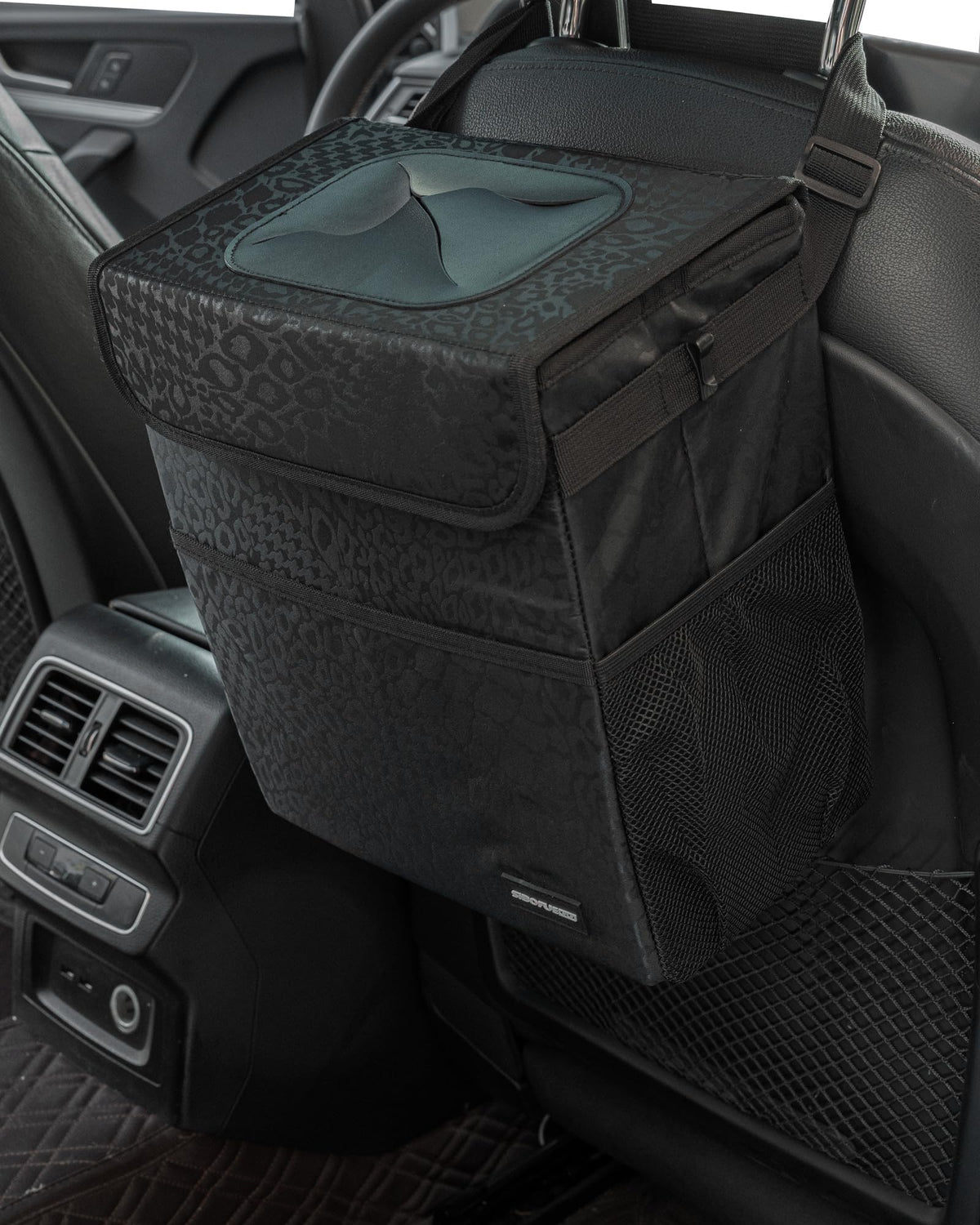 SIBOFUEGO side pockets and adjustable strap visible for accessible storage and secure attachment