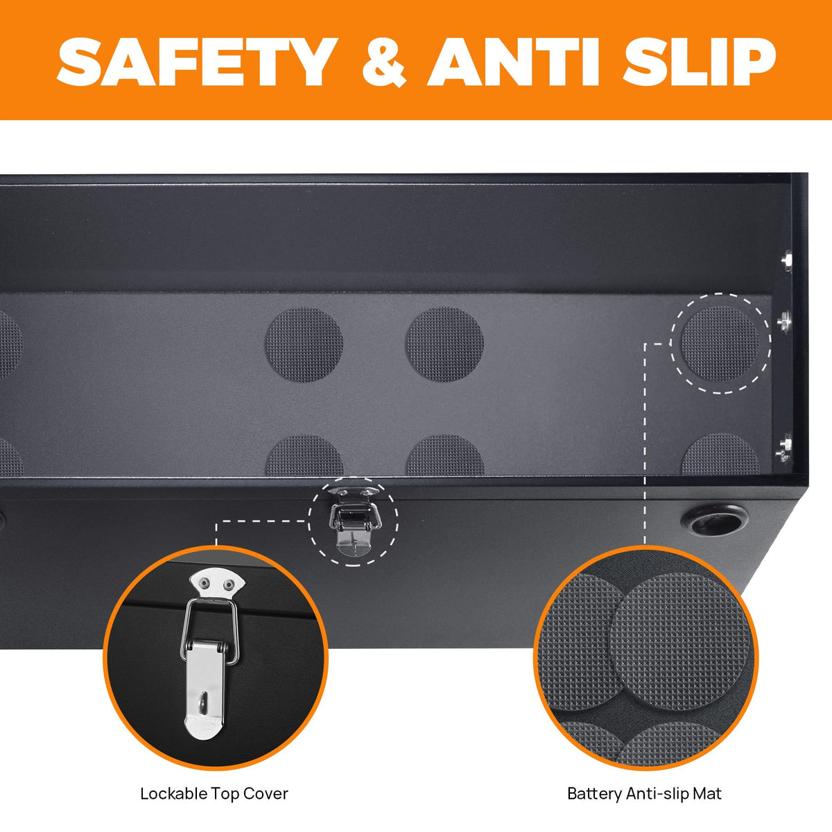 Sidasu handrails and detachable non-slip feet for secure handling and stable placement
