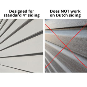 Siding Brush used on home exterior, improves curb appeal without harsh chemicals