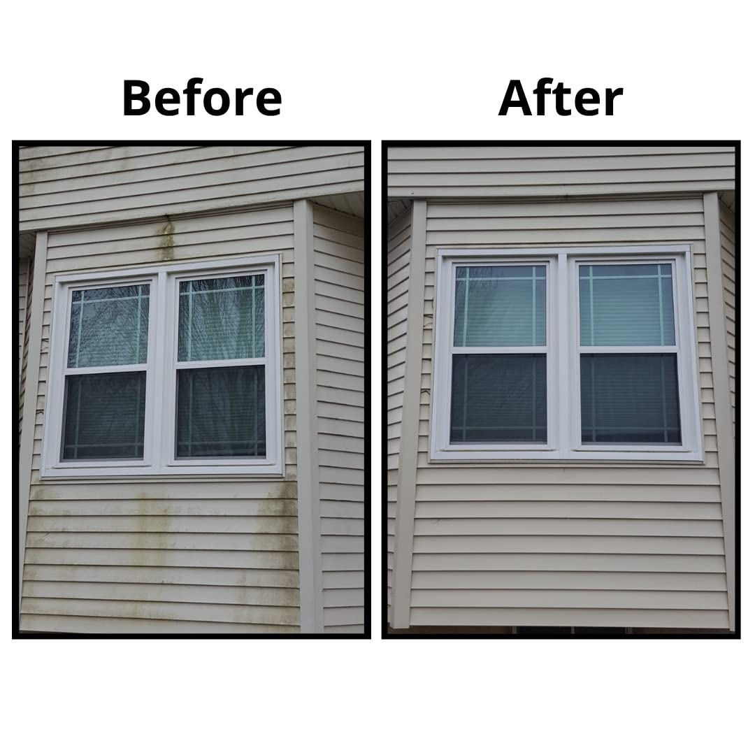 Siding Brush held in hand for scale, lightweight and easy to maneuver