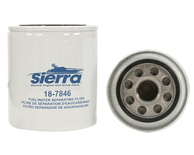 Sierra 18-7846 installed on engine demonstrating universal 1"-12 thread fit for quick replacement