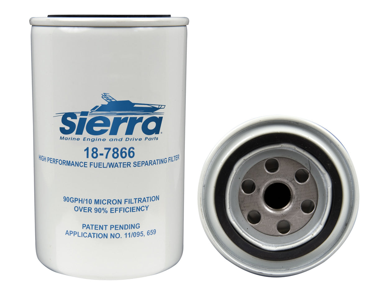 Sierra unit installed on Yamaha engine demonstrating fit and reliable filtration