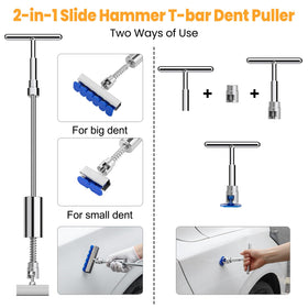 Sigoobal bridge puller detail highlighting balanced pull for medium dents