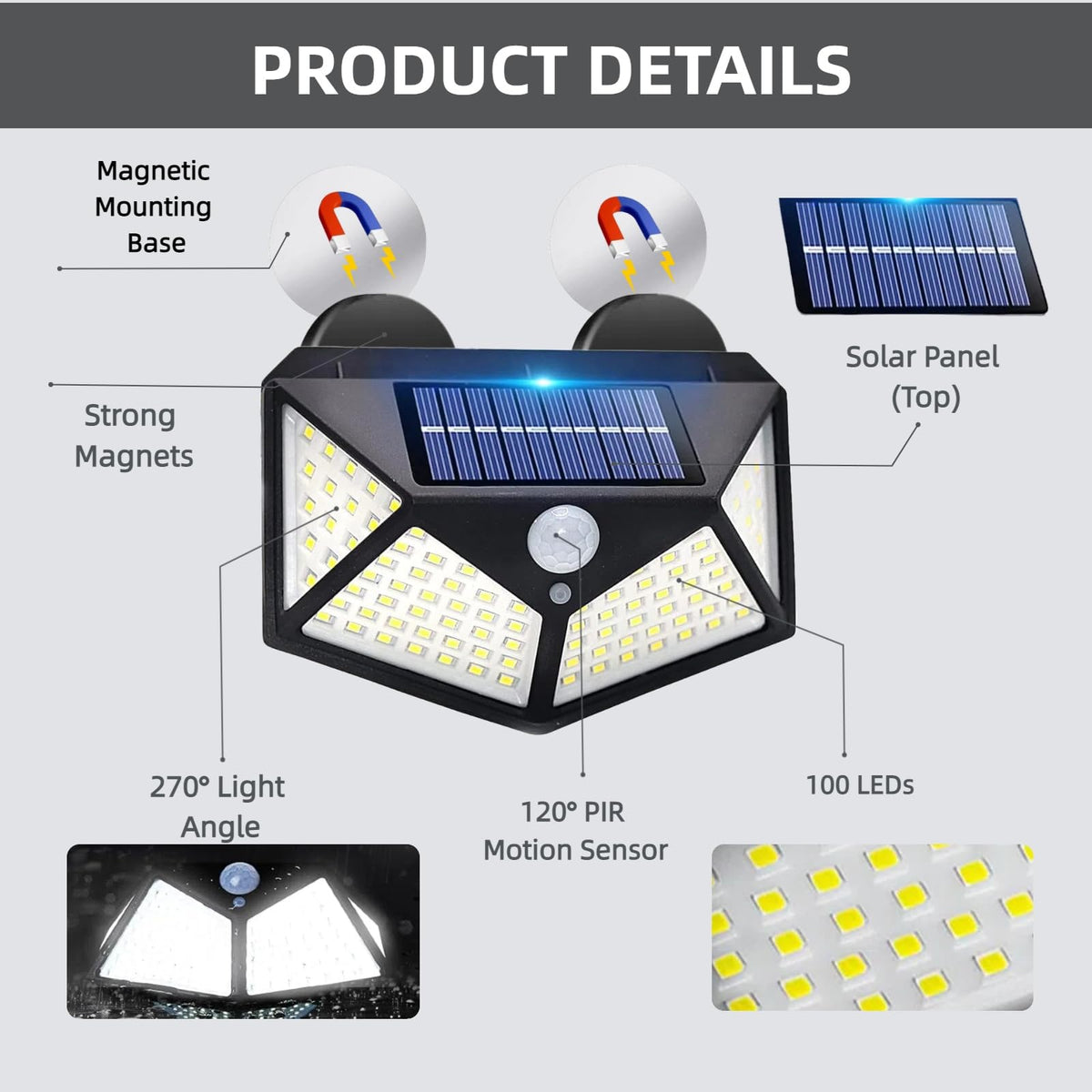 Silanit mounted on an RV step providing safer nighttime entry lighting