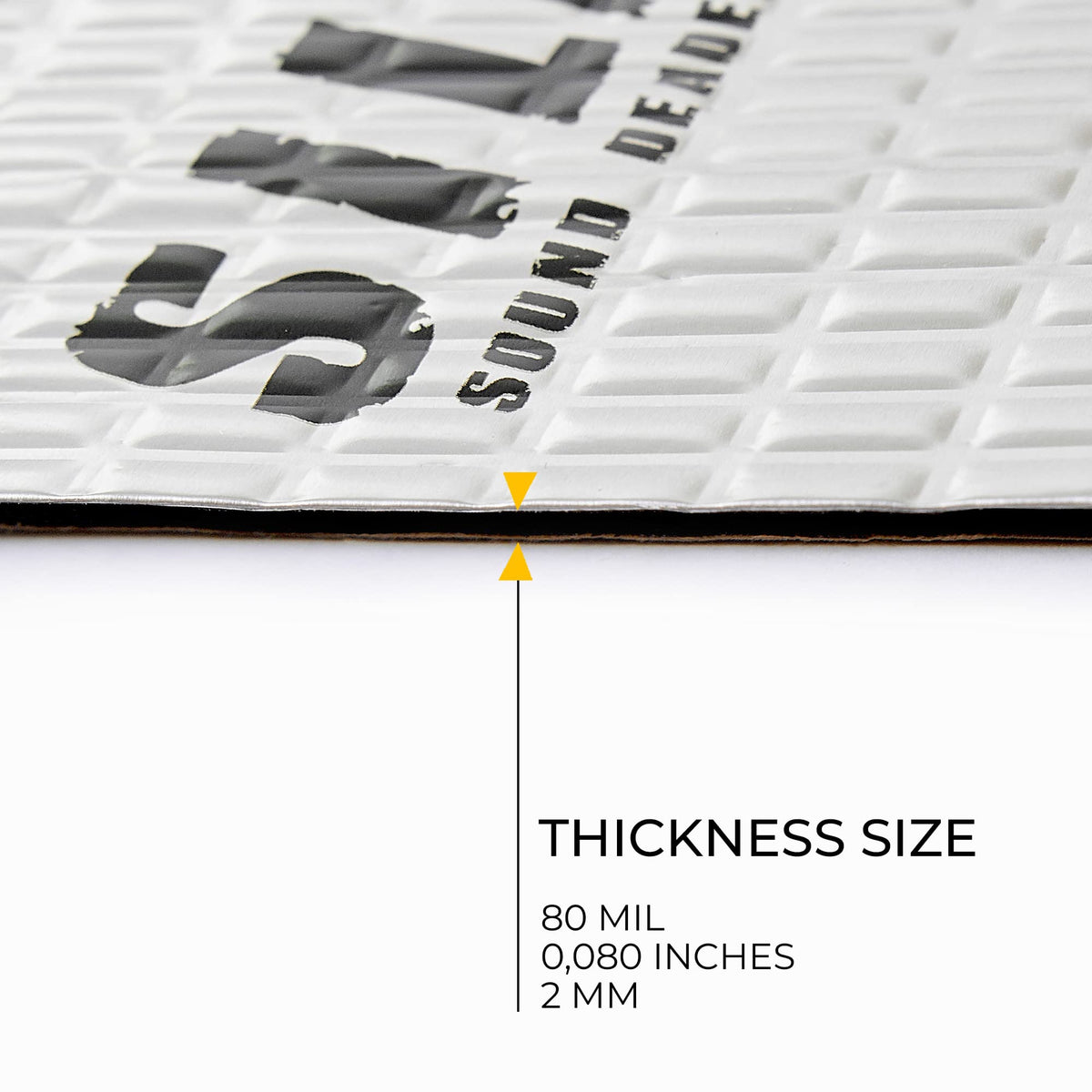Siless foil face detail providing moisture barrier benefit