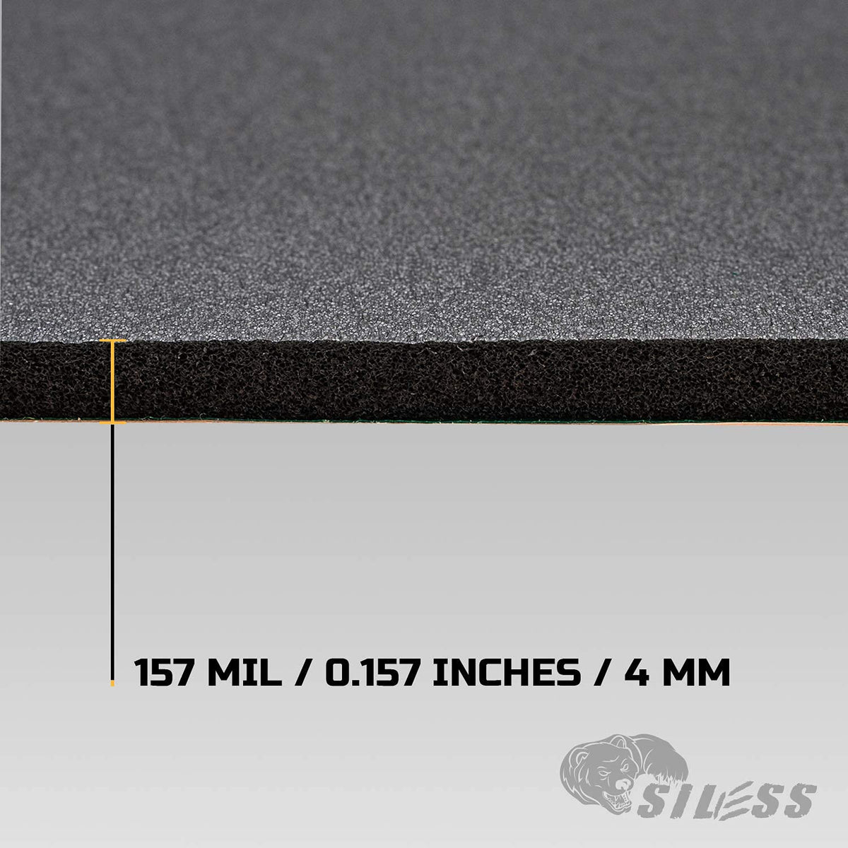 Siless adhesive backing peel demonstrating strong self-adhesion for panels