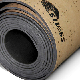 Siless front roll view showing full 36 sq ft coverage and lightweight benefit