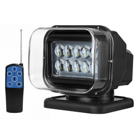 SILHANY front view of spotlight showing beam and durable housing benefit visibility