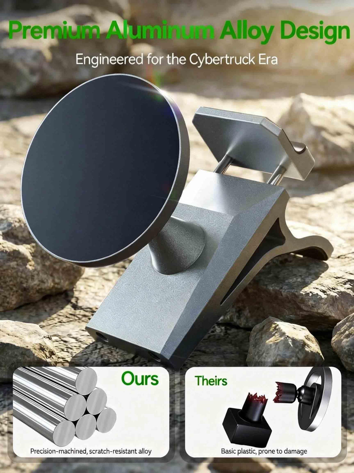 SiLiANK aluminum finish showing durable aerospace-grade construction and long-lasting use