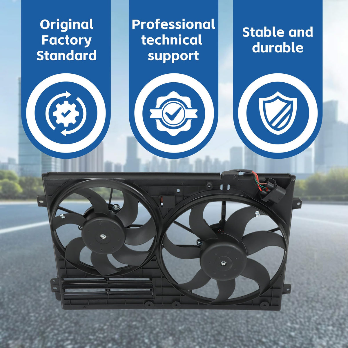 Silscvtt fan blade detail demonstrating balanced airflow design