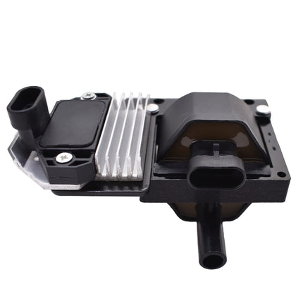 Silscvtt ignition coil DR-49 front view showing robust housing and fit