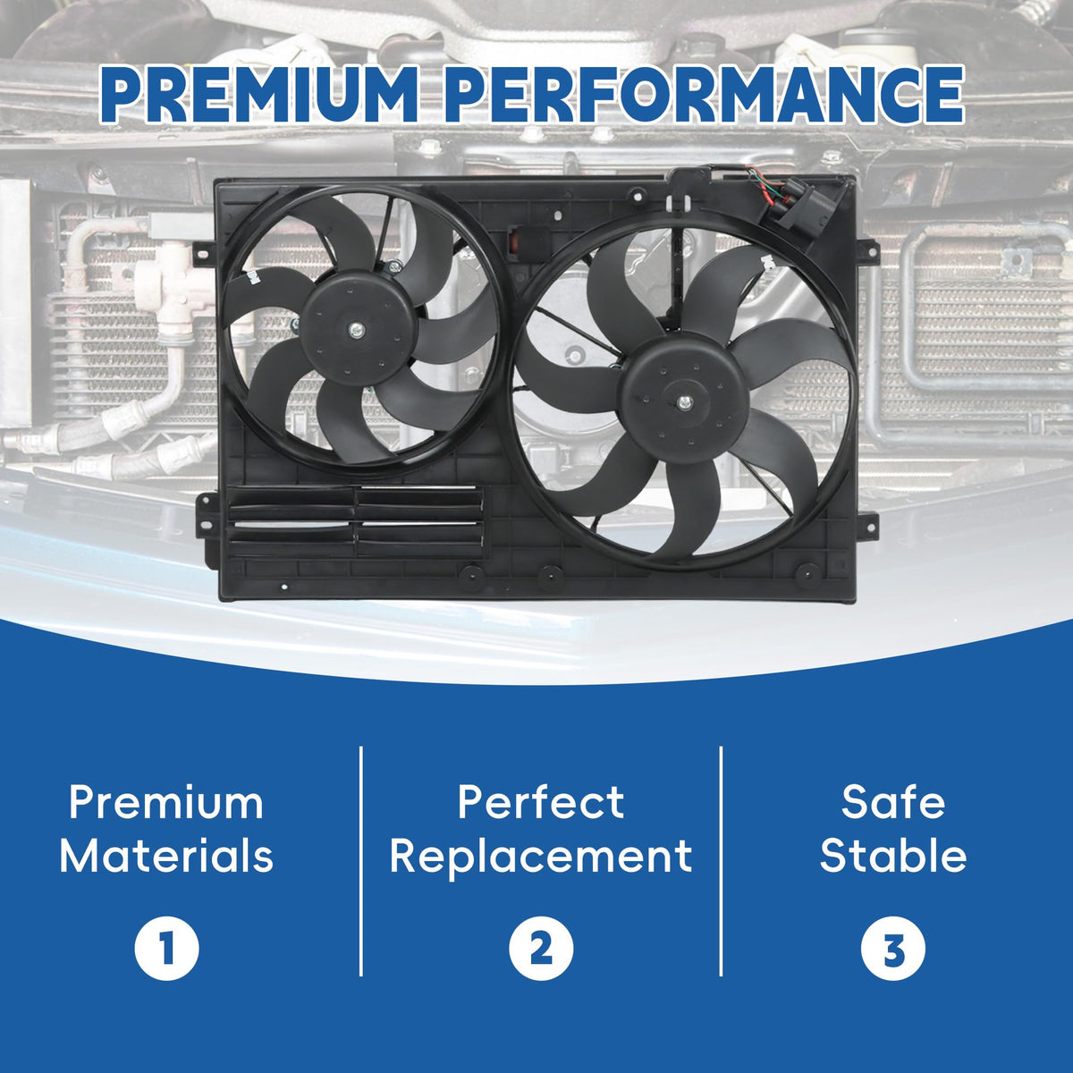 Silscvtt installed in car showing restored radiator cooling performance