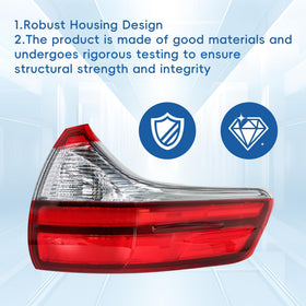 Silscvtt tail light next to ruler showing scale for accurate fitment