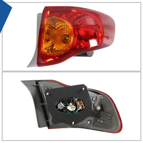 Silscvtt tail light installed on 2009 Corolla demonstrating correct fit