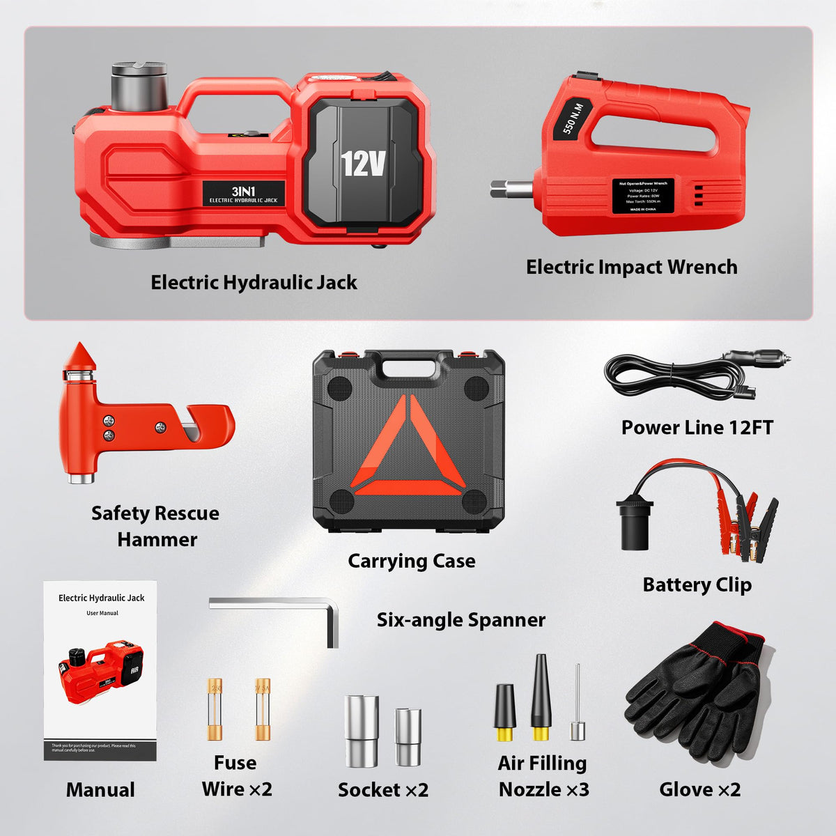 SILVEL accessories laid out including cords and adapters for ready use