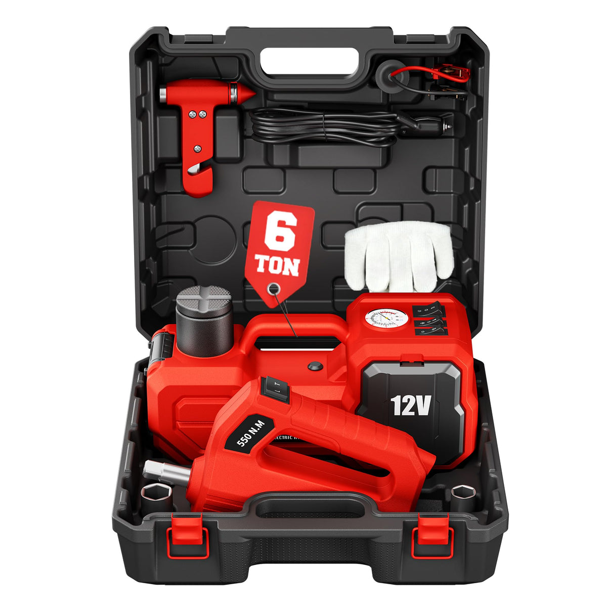 SILVEL front packaging showing complete jack kit and contents for quick identification