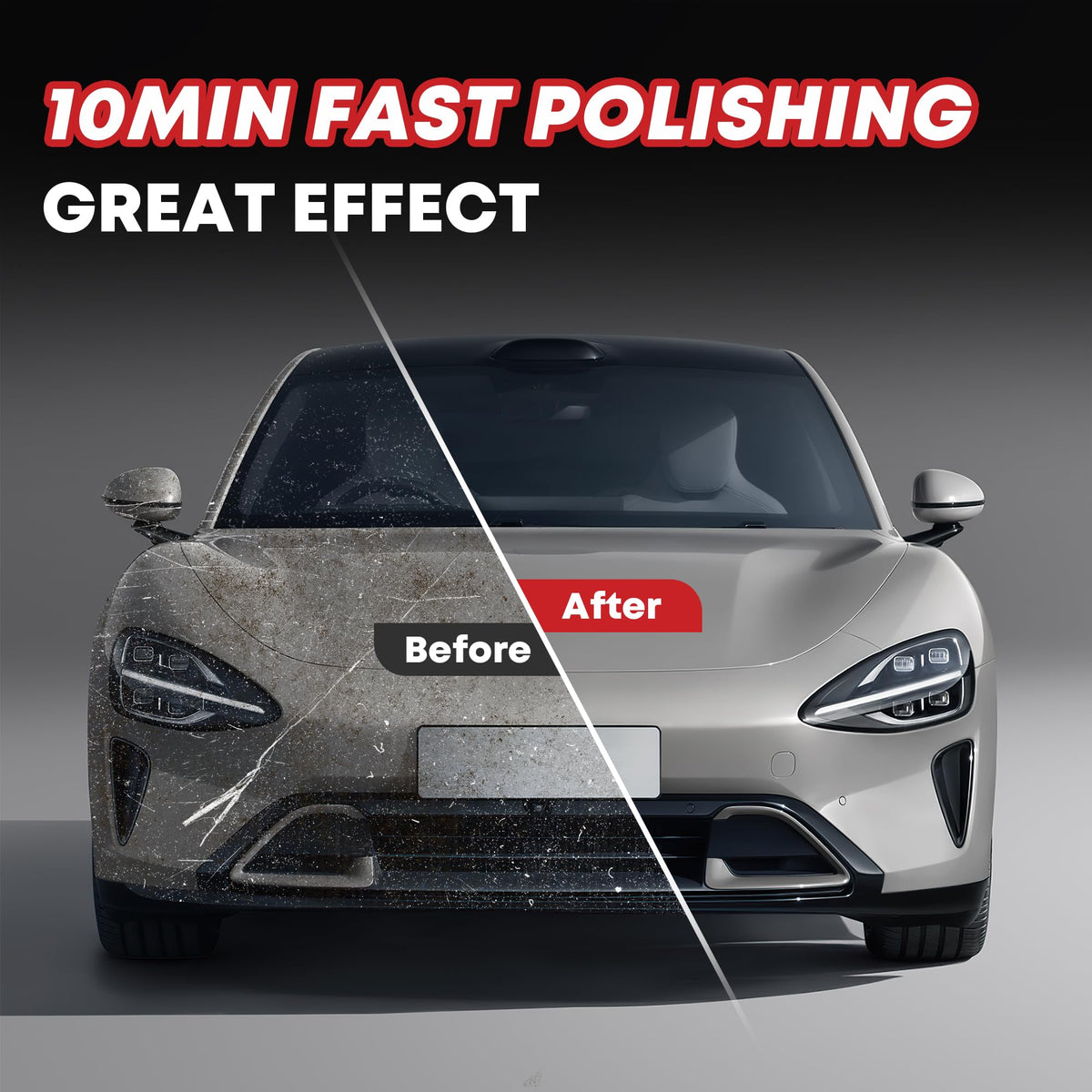 SILVEL foam pads arranged to illustrate finishing options and smooth waxing results