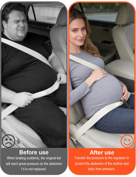 SILVIP side profile illustrating belt routing away from abdomen benefit