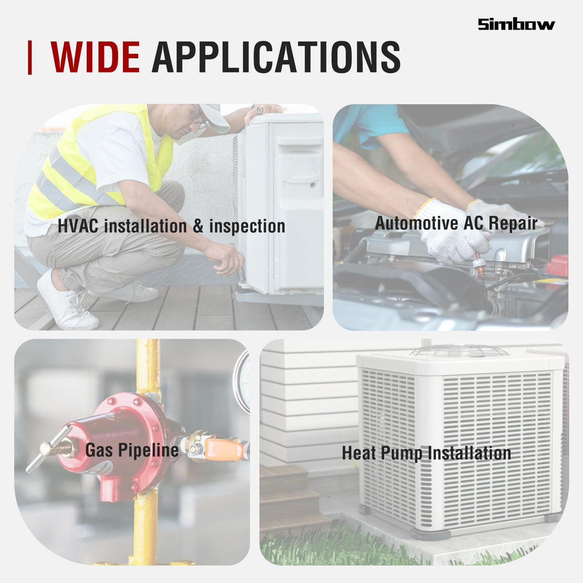 Simbow in a durable carry case for safe transport between job sites