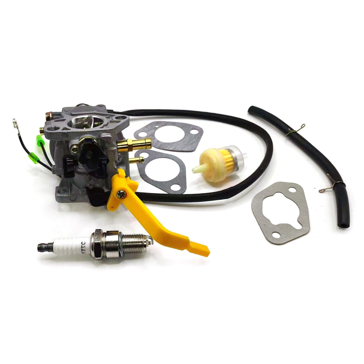 Simkfosh carburetor with gaskets and included parts for a complete straight-swap replacement