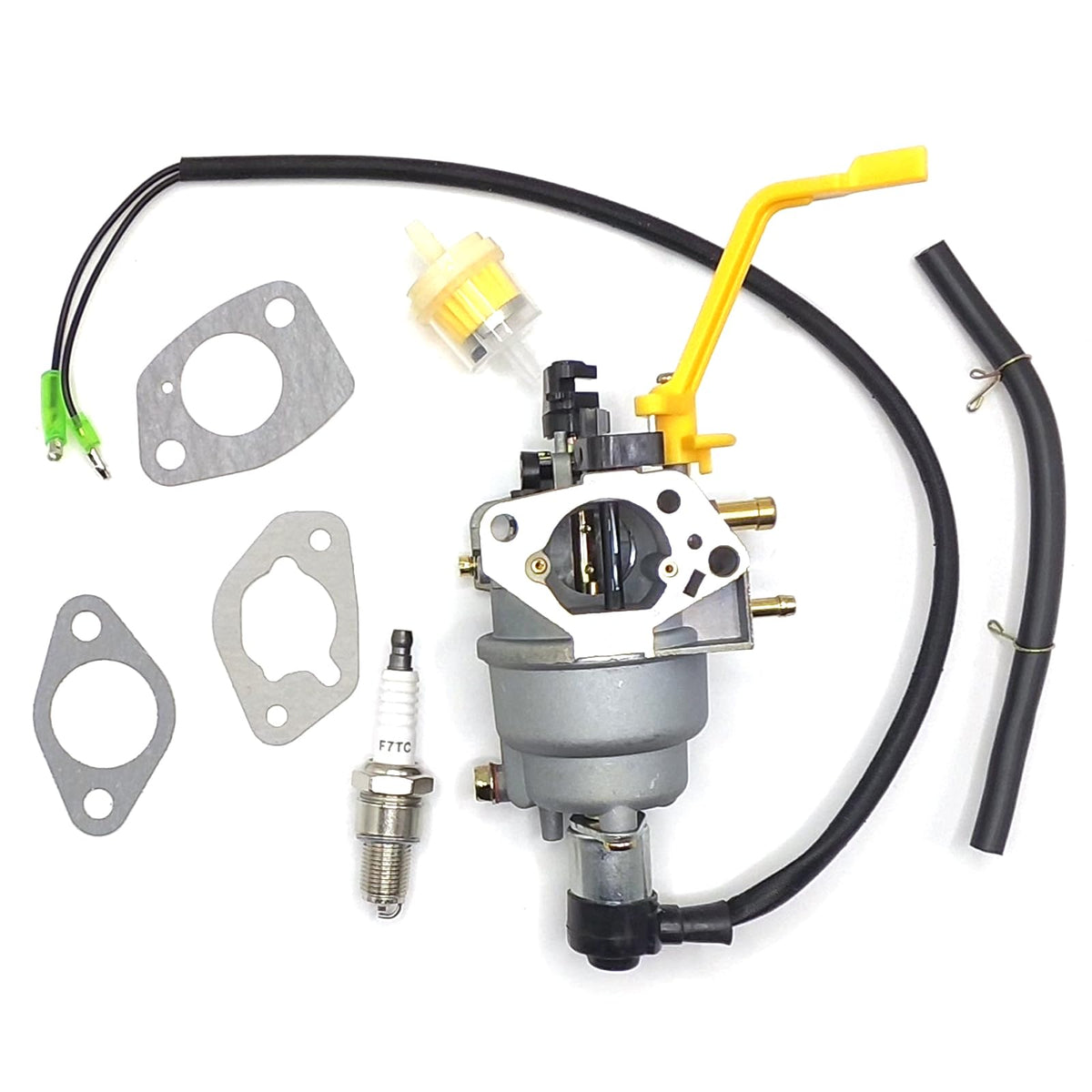 Simkfosh carburetor installed in Firman generator demonstrating correct fit and reliable operation
