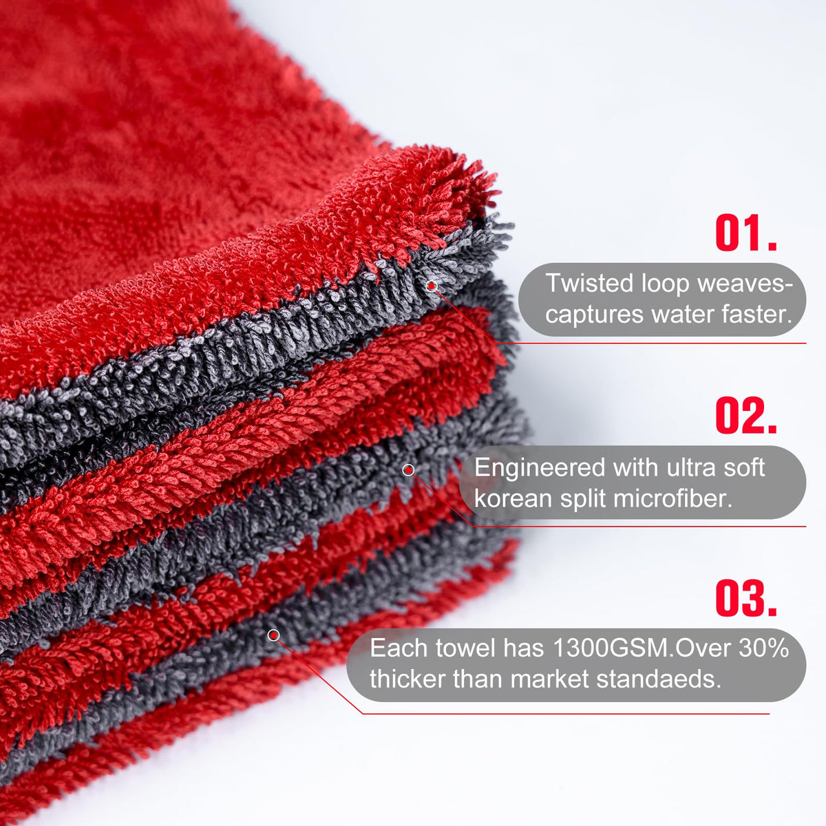 Singrune towels neatly folded in a vehicle trunk highlighting compact storage convenience