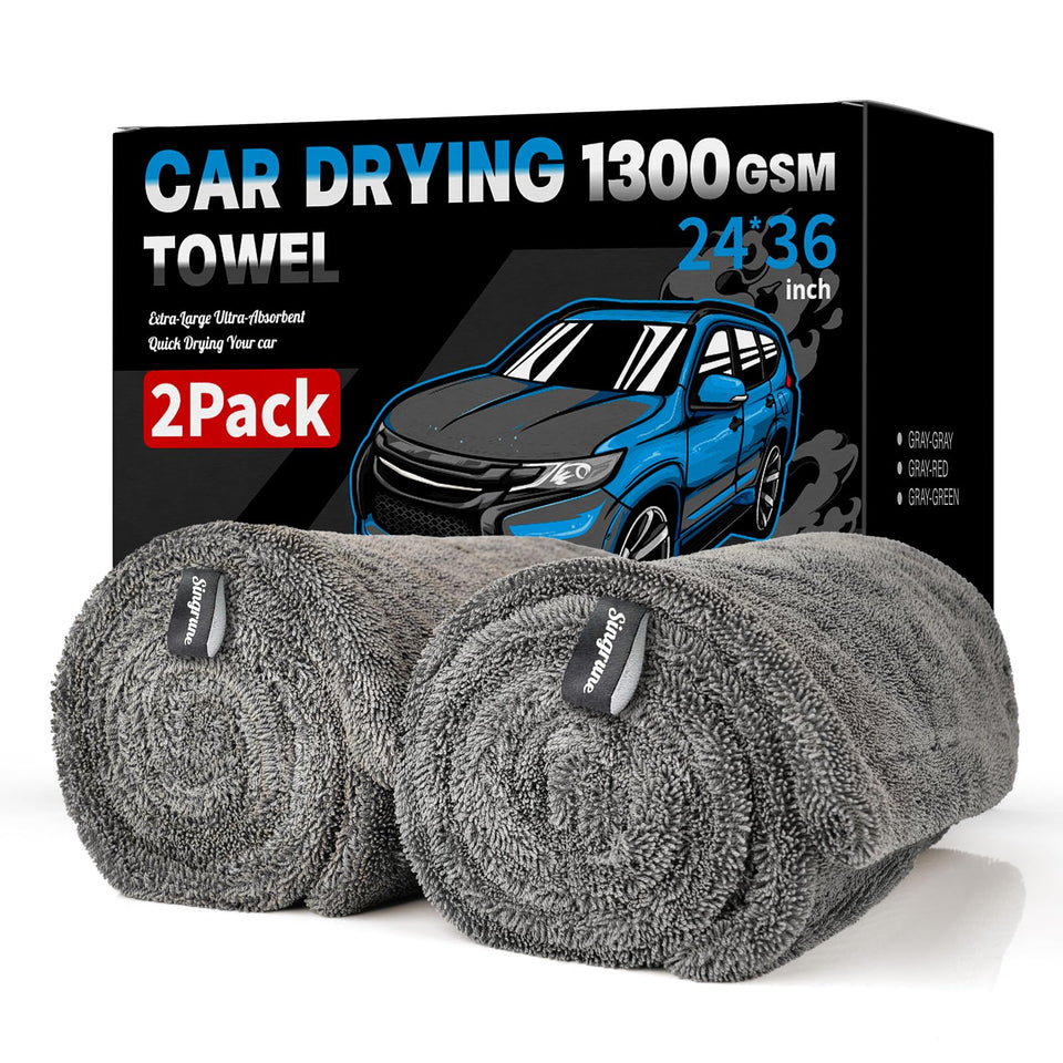 Singrune front folded towel showing plush pile and quick coverage benefit