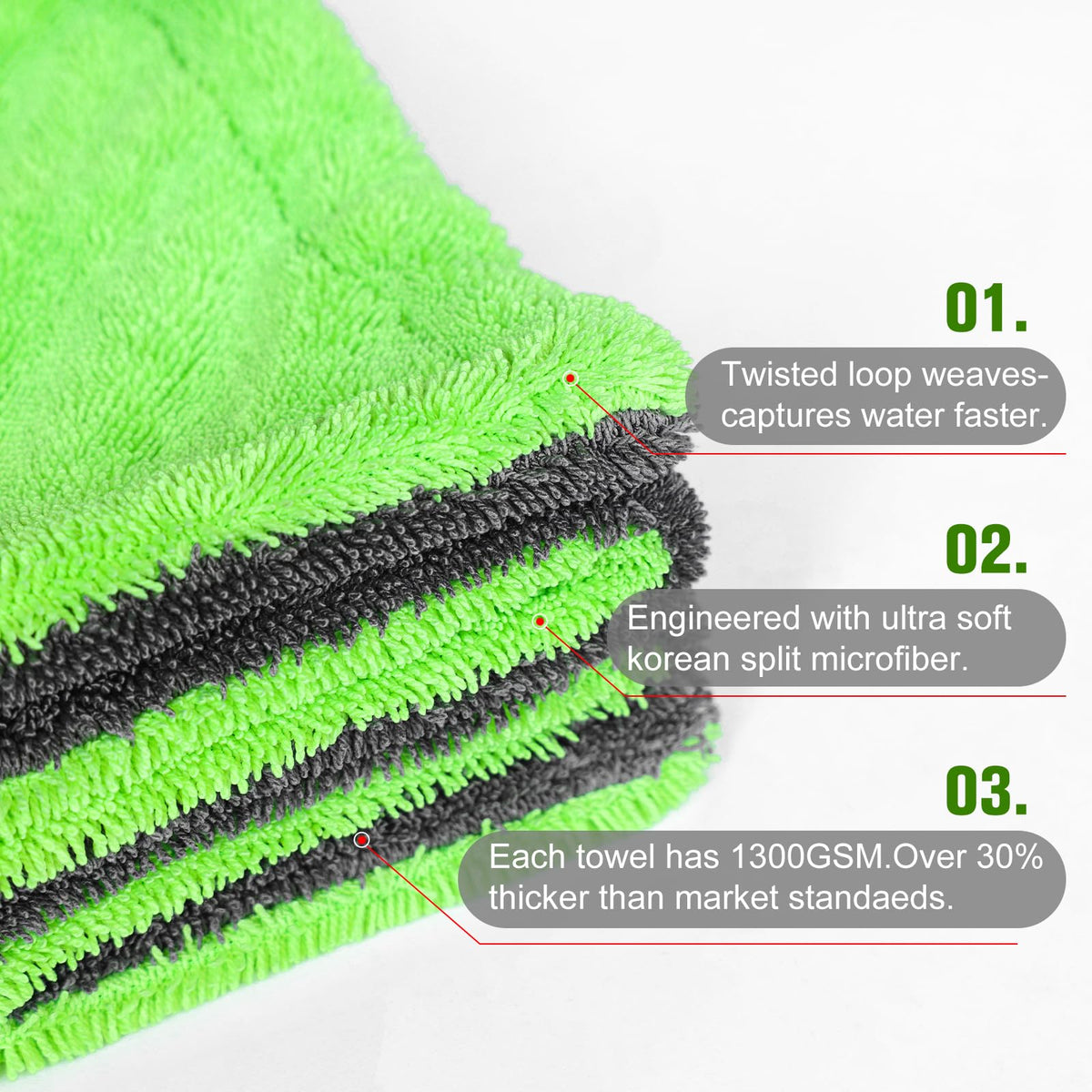 Singrune towel neatly folded for storage and ready-to-use convenience