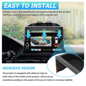 Sinminou cable hole detail with charger routed neatly for clutter-free charging