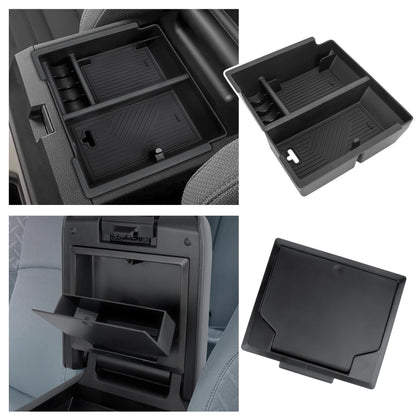 Sinminou center console front view showing neat organization and easy access