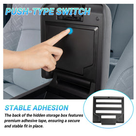 Sinminou console in use with phone and keys showing quick-access benefit