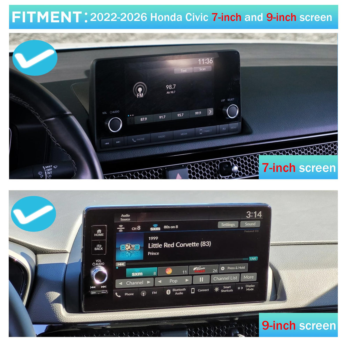 Sinminou tray installed alongside a 7-inch screen for tidy storage